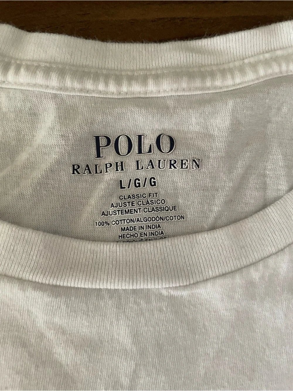 Polo by Ralph Lauren White Short-Sleeve Crew Tee